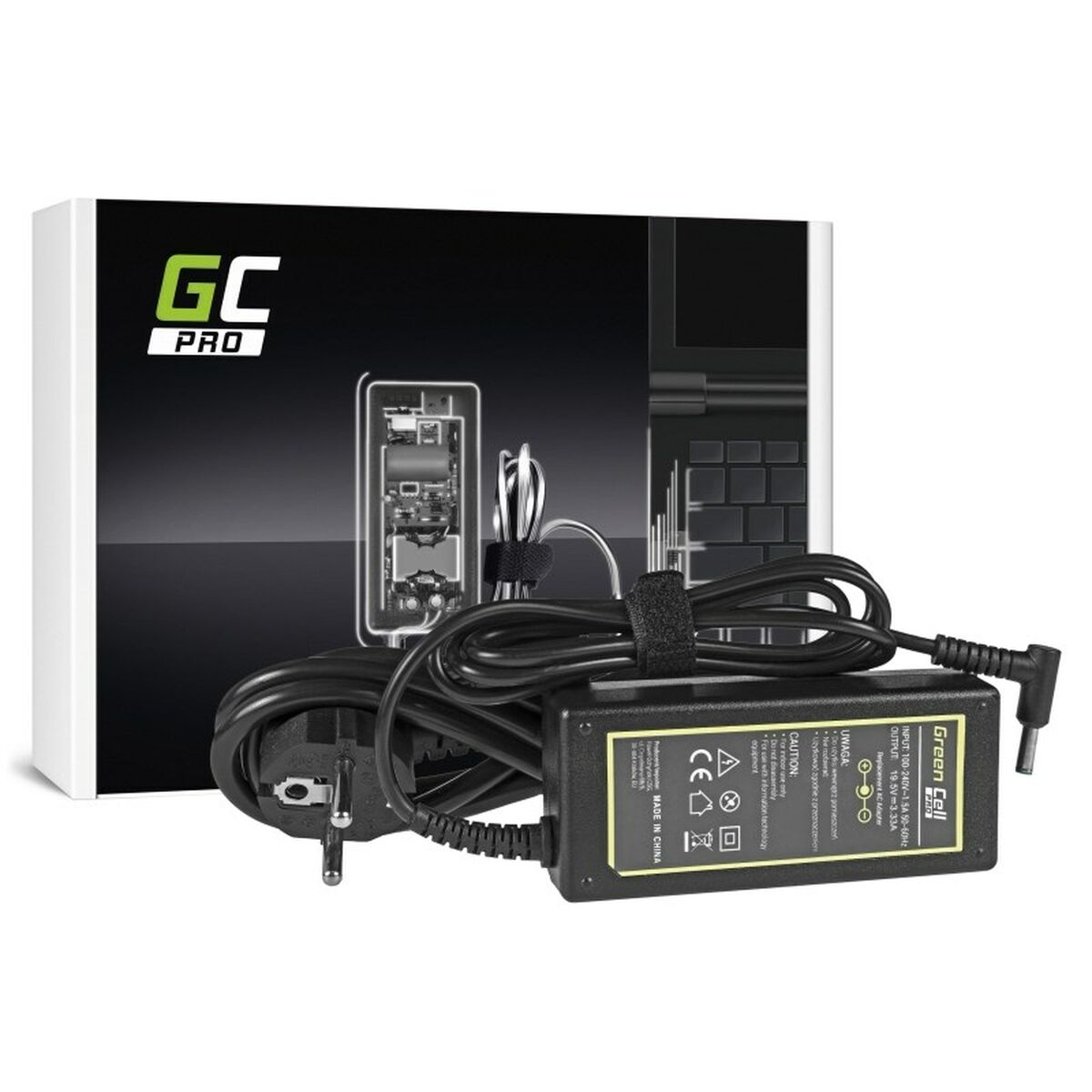 Punjač za laptop Green Cell AD49P 65 W